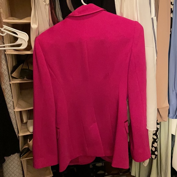 Brand NWT pink button sleeve blazer by cinq a sept - Picture 5 of 14